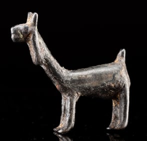 Inca Copper Llama Votive - Male