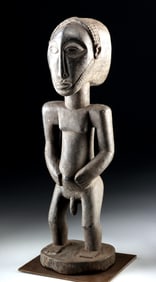 Large African Hemba Wood Ancestor Figure, ex-Museum