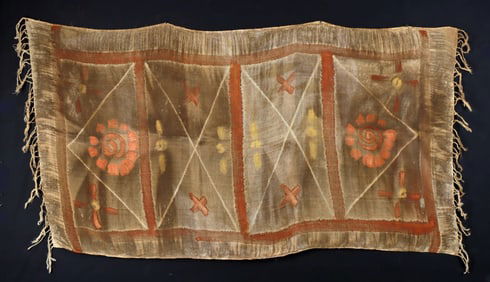 West African Cotton & Resist / Mud Dyed Textile