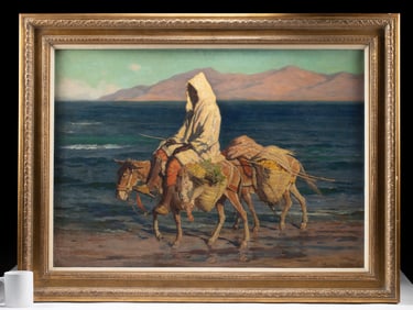 Gordon Coutts Painting "A Merchant of Tangiers" (1921)