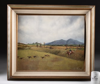 J.D. Guille Painting - "Scarteen Hounds" (1971)