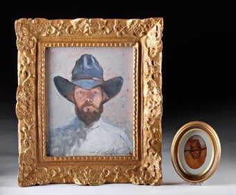 Michael J. Lynch Self-Portrait + Ramon B. Cowboy