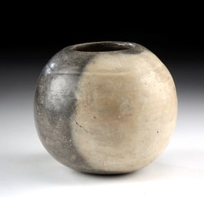 Rare Olmec Black & White Tecomate; ex-Merrin, TL'd