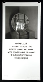 Carrie Mae Weems "Not Manet's Type" (2001)