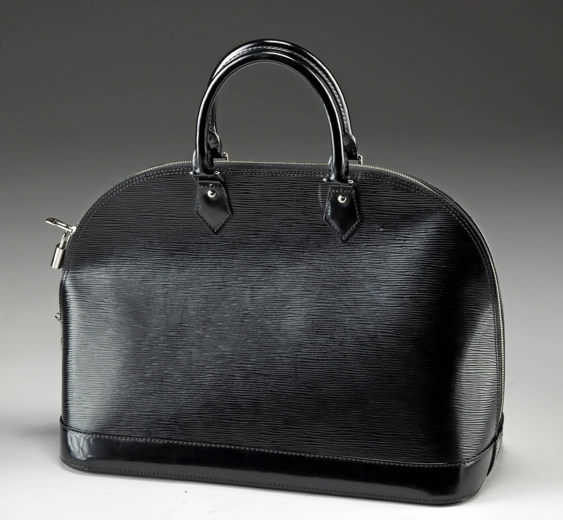 2009 Louis Vuitton Epi Leather Alma GM Handbag in Black (1 of 6)