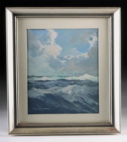 Picturesque Frederic R. Gruger - Seascape Painting