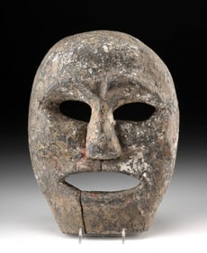 Rare Timor Island Wooden Ancestor Spirit Mask