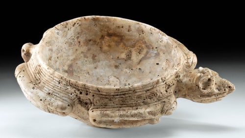 Taino Stone Bowl - Zemi / Abstract Turtle Form