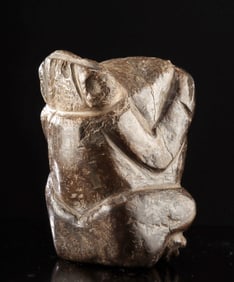 Maya Carved Stone Frog Effigy
