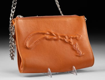 Yves Saint Laurent Leather Mini Charms Clutch Purse