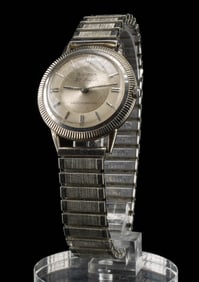 Bulova 14K Gold-Silver Tone Wristwatch w/ Flex Band