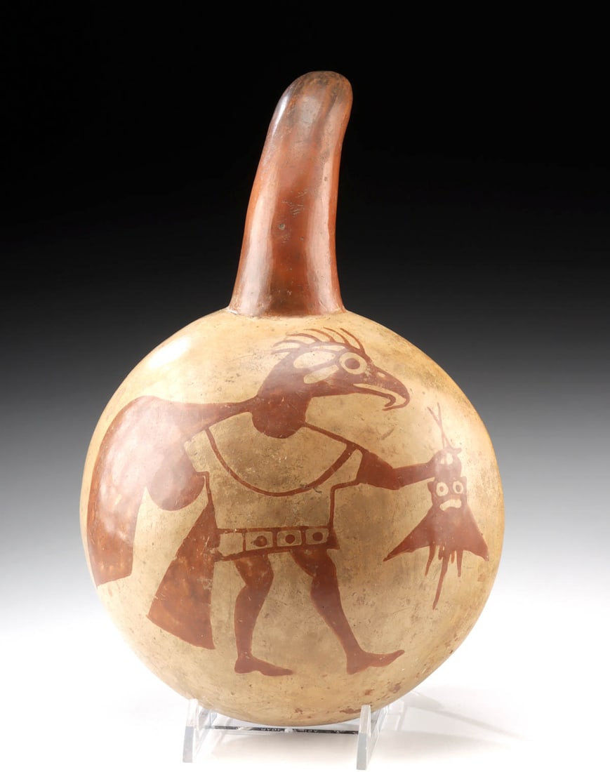 Moche III / IV Fineline Canchero - Harpy Eagle and Manta Ray Motif (1 of 3)