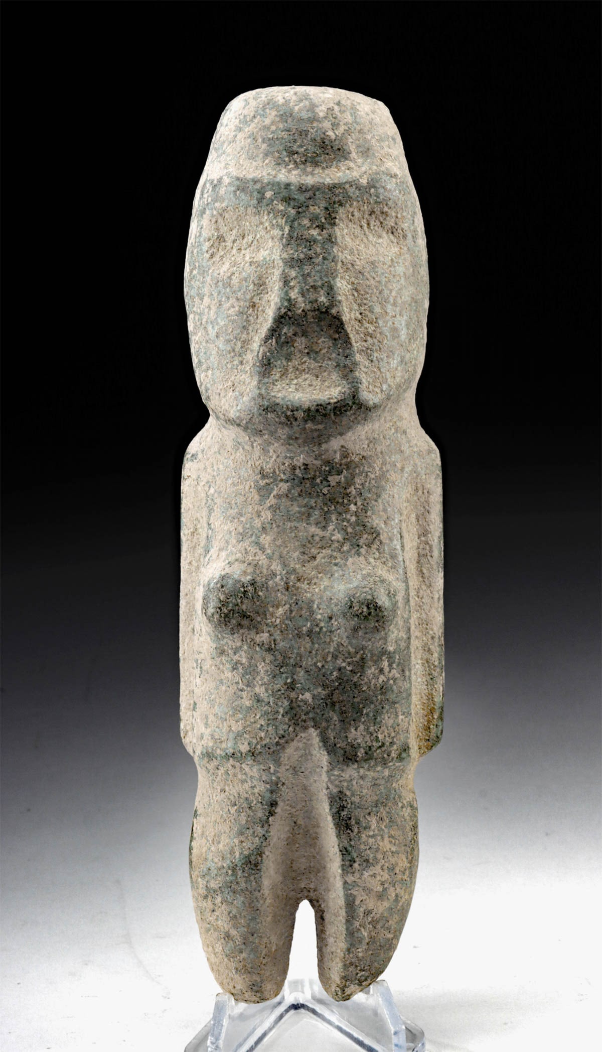 Rare Mezcala Female Stone Figure, Anatomical Detail (1 of 3)