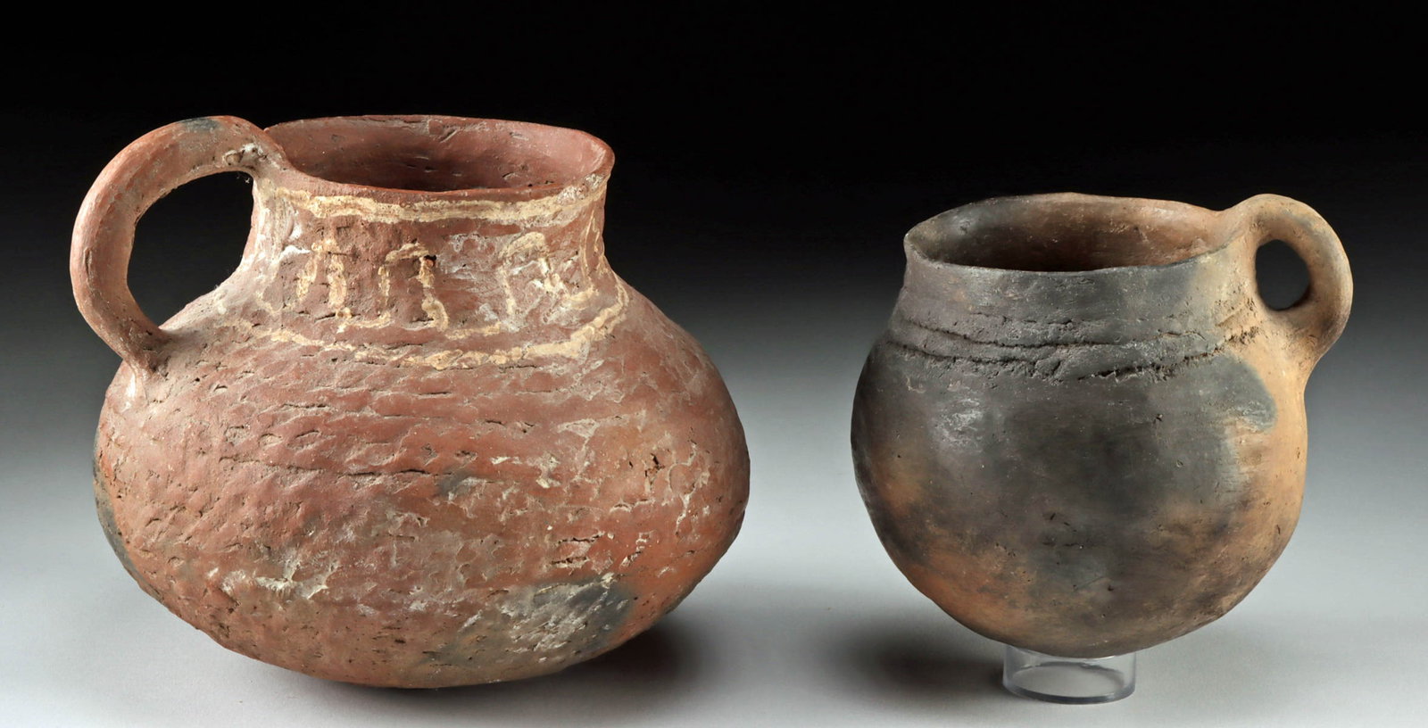 Prehistoric Anasazi McDonald Redware Mug + Casas Grandes Mug (1 of 3)