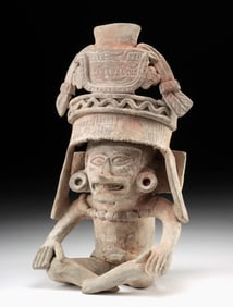 Zapotec Pottery Incensario of Ehecatl-Quetzalcoatl