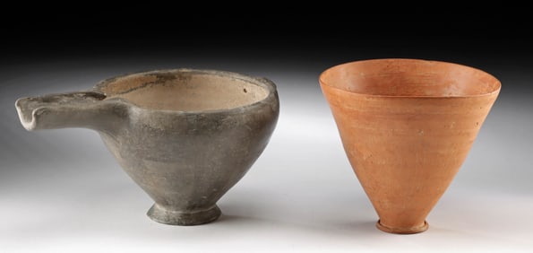 Near East Pottery Vessels - Amlash & Meshkinshar