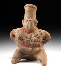 Jalisco Bichrome Female Figure - Belted & Bare-Chested
