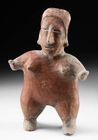 Colima Pottery Standing Nude Female Figure