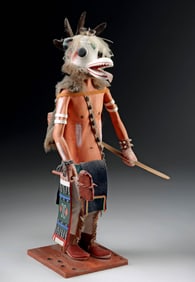 Hopi Kachina White Ogre Figure attributed Walter Howato