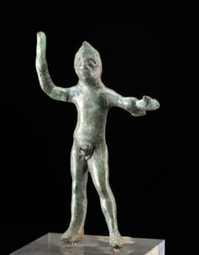 Etruscan Bronze Hercle Figure