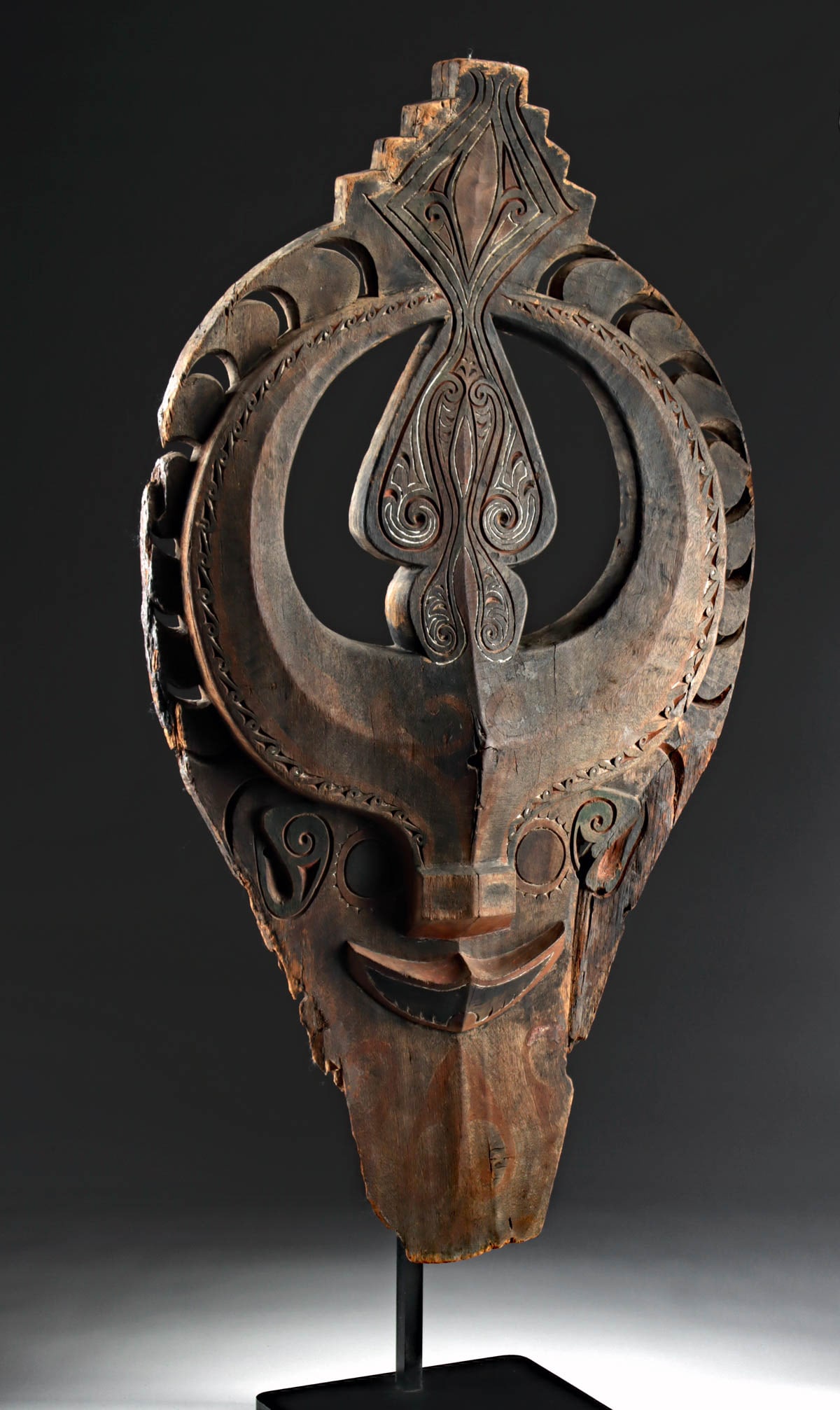 Large Indonesian Toba Batak Singa Guardian Roof Gable (1 of 3)