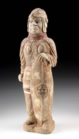 Northern We Pottery Warrior - Armored Standing Sentinel
