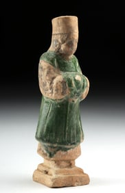 16th C. Chinese Mingqi Pottery Funerary Servant Figure