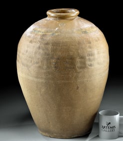 Impressive Chinese / SE Asian Glazed Tapayan Jar