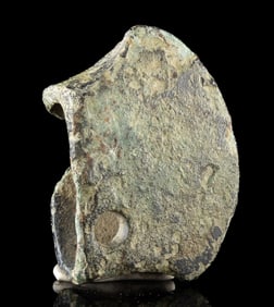Ancient Vietnamese Dong Son Bronze Axe Head Fragment