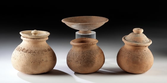 14th C. Thai Ayutthaya Pottery Vessels
