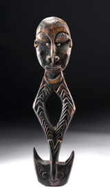 Papua New Guinea Wood Ancestral Food Hook