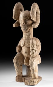 African Igbo Wood Ikenga (Personal Shrine Figure)