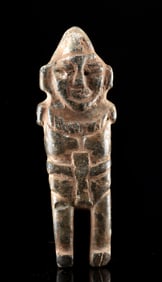 Mezcala / Chontal Stone Male Figure (Shaman)