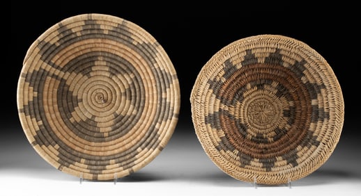 Native American Basketry Trays (Hopi & Navajo)