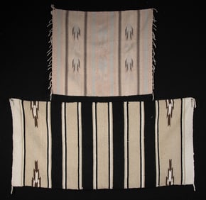 1950s Southwestern Chimayo Woven Wool Rugs