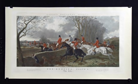 John Frederick Herring Sr "Fox Hunting - The Kill" 1852