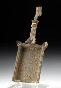 Roman Bronze Batillum - Ritual Altar Fire Shovel