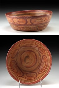 Maya Copador Pottery Bowl - Concentric Circle Interior