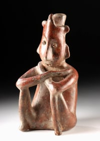 Pre-Columbian Colima Pottery Funerary Figural Vessel