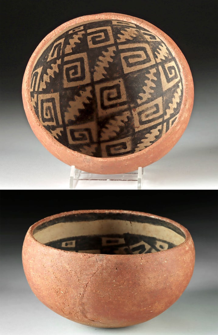 Anasazi Mogollon Gila Black-on-Buff Bowl (1 of 3)