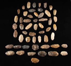 53 African Paleolithic / Mesolithic Stone Tools