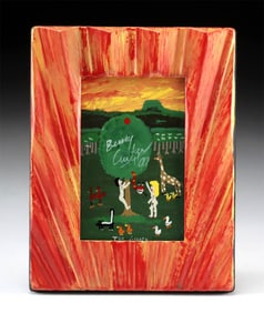 Miniature Benny Carter Painting - Garden of Eden