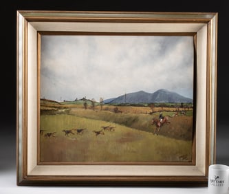 J.D. Guille Painting - "Scarteen Hounds" (1971)