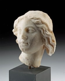 Roman Imperial Marble Head of Venus - Flowing Hair
