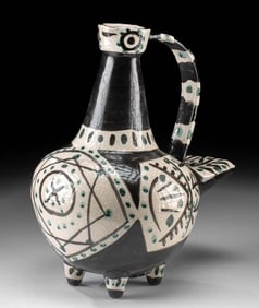 Pablo Picasso Ceramic Zoomorphic Pitcher
