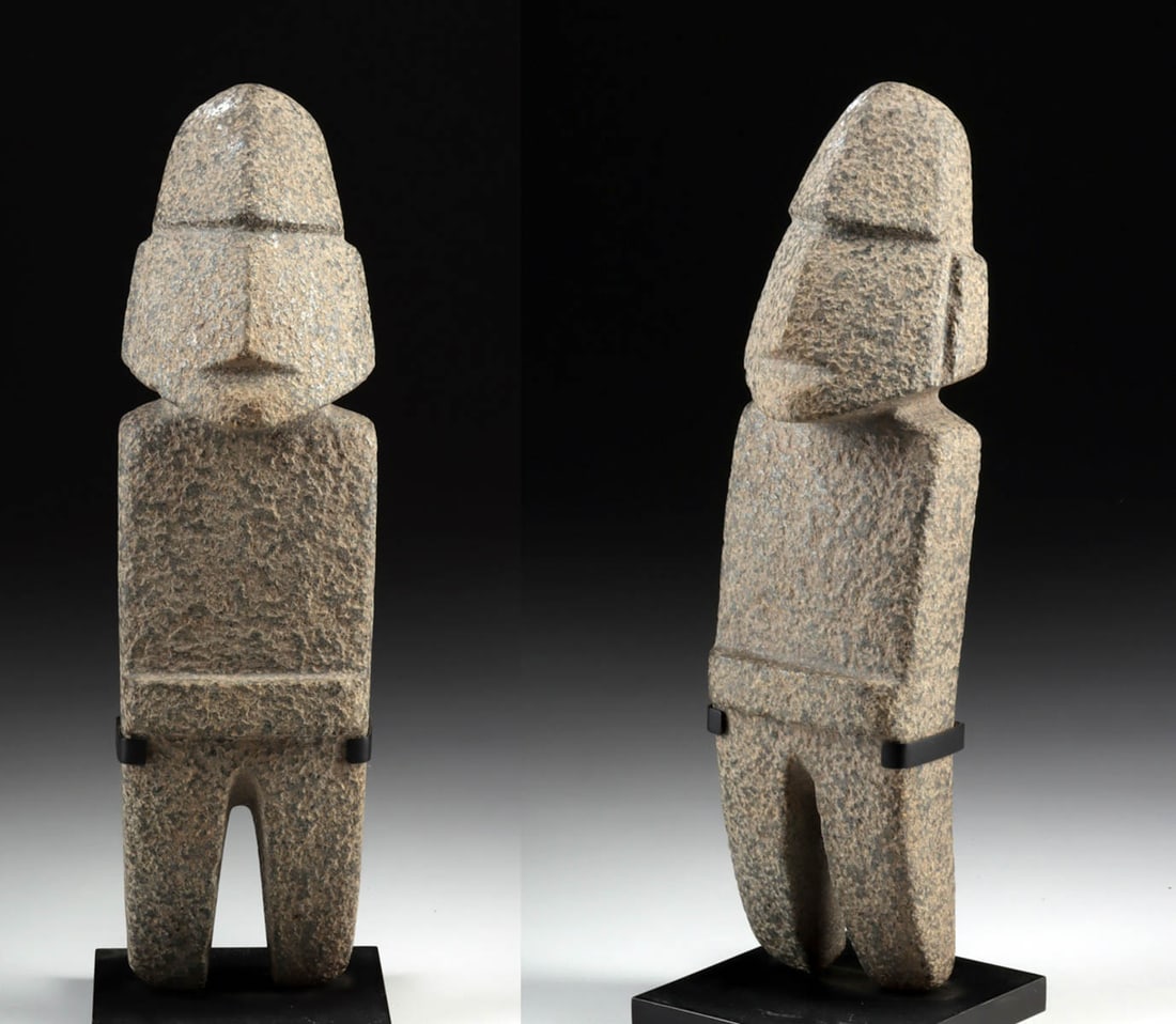 Large Guerrero Mezcala Idol - Type M10 Stone Figure (1 of 4)