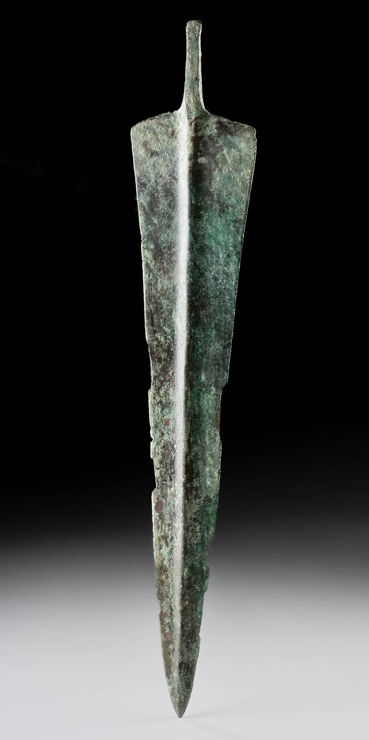 Ancient Luristan Bronze Spearhead or Short Sword (1 of 2)
