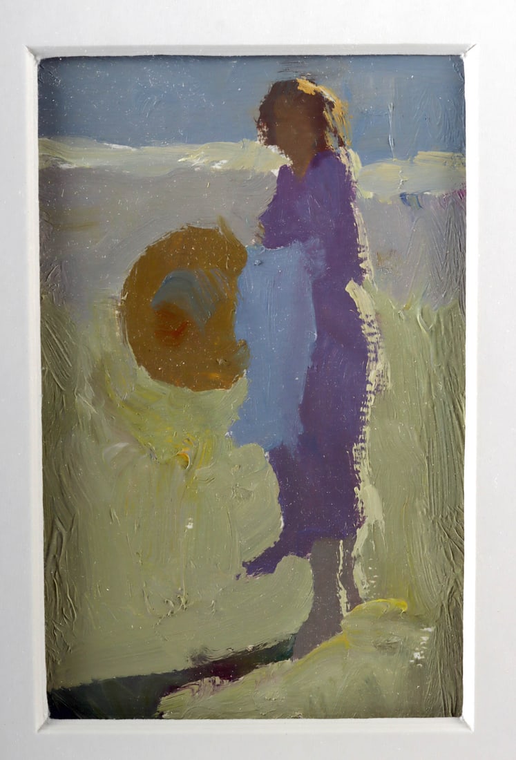 Impressionist Painting - Woman at Seashore (2003) (1 of 2)