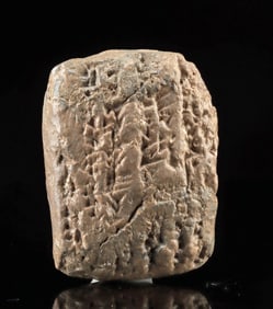 Mesopotamian Clay Tablet - Cuneiform Script