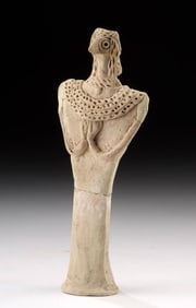 Syro-Hittite Pottery Idol Figure - Avian Form